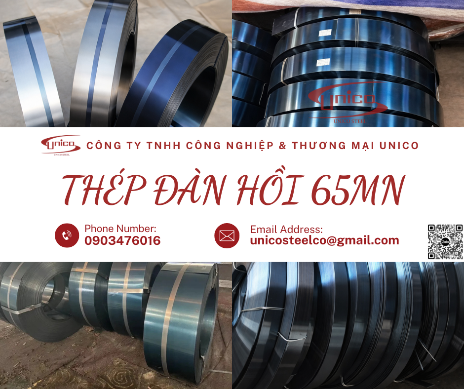 BÁN THÉP 65Mn – THÉP LÒ XO, ĐỘ CỨNG CAO – NHẬN CẮT THEO YÊU CẦU